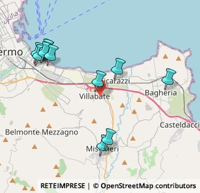 Mappa Via M.lo Buonarroti, 90039 Villabate PA, Italia (4.86273)