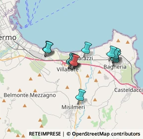 Mappa Via M.lo Buonarroti, 90039 Villabate PA, Italia (2.86267)