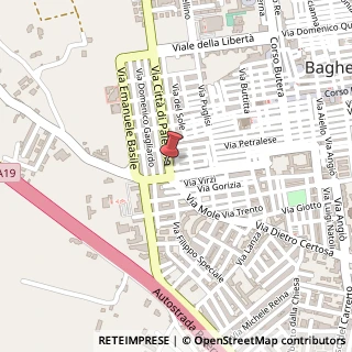 Mappa Via Città di Palermo,  6, 90011 Bagheria, Palermo (Sicilia)