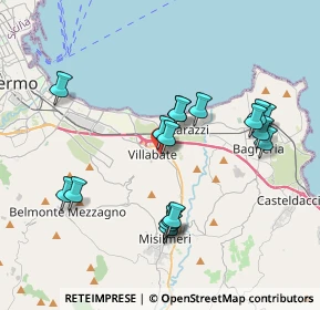 Mappa Via Monreale, 90039 Villabate PA, Italia (4.04882)