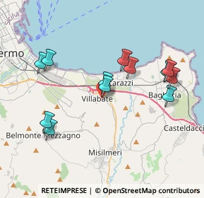 Mappa Via Monreale, 90039 Villabate PA, Italia (4.2775)