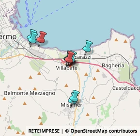 Mappa Via Monreale, 90039 Villabate PA, Italia (2.72455)