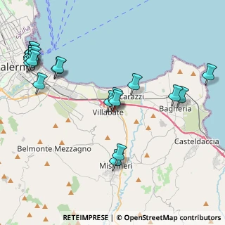 Mappa Via Monreale, 90039 Villabate PA, Italia (5.736)