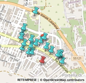 Mappa Via Ruggero Settimo, 90039 Villabate PA, Italia (0.2395)