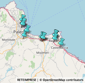 Mappa Via Ruggero Settimo, 90039 Villabate PA, Italia (6.08929)