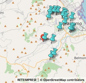 Mappa Vicolo Calcerano, 90046 Monreale PA, Italia (5.003)