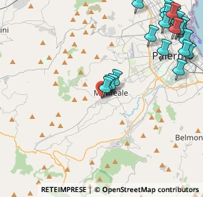 Mappa Vicolo Calcerano, 90046 Monreale PA, Italia (6.2545)