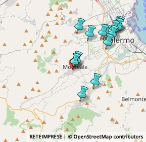 Mappa Via Ignazio Florio, 90046 Monreale PA, Italia (4.214)