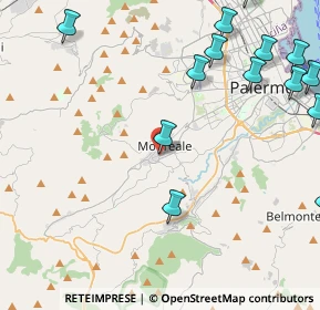 Mappa Via Ignazio Florio, 90046 Monreale PA, Italia (6.59929)