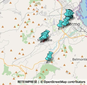 Mappa Via Ignazio Florio, 90046 Monreale PA, Italia (4.136)