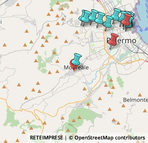 Mappa Via Ignazio Florio, 90046 Monreale PA, Italia (6.19643)