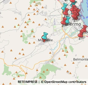 Mappa Via Ignazio Florio, 90046 Monreale PA, Italia (7.04824)