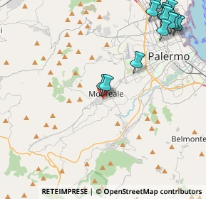 Mappa Via Ignazio Florio, 90046 Monreale PA, Italia (6.49714)
