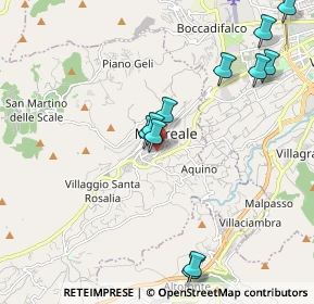 Mappa Via Ignazio Florio, 90046 Monreale PA, Italia (2.47)