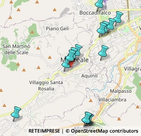 Mappa Via Ignazio Florio, 90046 Monreale PA, Italia (2.638)
