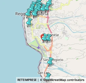 Mappa Via Arangea, 89131 Reggio di Calabria RC, Italia (2.85)
