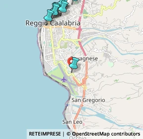 Mappa Via Arangea, 89131 Reggio di Calabria RC, Italia (3.12364)