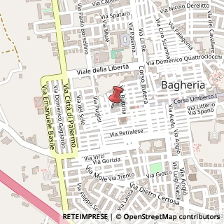 Mappa Via Car?, 43, 90011 Bagheria, Palermo (Sicilia)