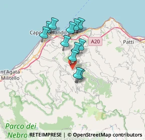 Mappa 98070 Castell'umberto ME, Italia (6.24833)