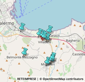 Mappa Via Giovanni Pascoli, 90039 Villabate PA, Italia (3.06)