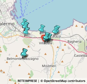 Mappa Via Giovanni Pascoli, 90039 Villabate PA, Italia (2.70625)