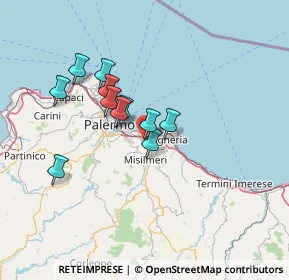 Mappa Via Wolfgang Amadeus Mozart, 90039 Villabate PA, Italia (12.08091)