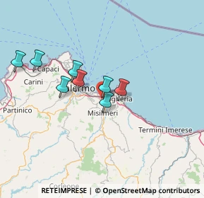 Mappa Via Wolfgang Amadeus Mozart, 90039 Villabate PA, Italia (24.8)