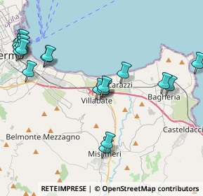 Mappa Via Edmondo de Amicis, 90039 Villabate PA, Italia (5.6975)