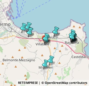 Mappa Via Edmondo de Amicis, 90039 Villabate PA, Italia (3.878)