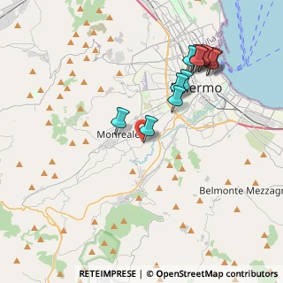 Mappa Stradella Cartiera Grande, 90046 Monreale PA, Italia (4.50333)