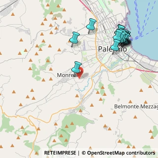 Mappa Stradella Dirillo, 90046 Monreale PA, Italia (5.9)