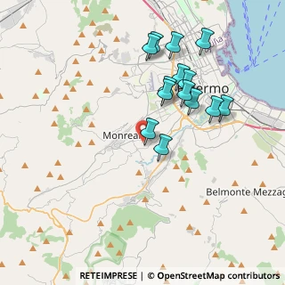 Mappa Stradella Dirillo, 90046 Monreale PA, Italia (4.04571)