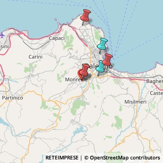 Mappa Stradella Dirillo, 90046 Monreale PA, Italia (5.32167)