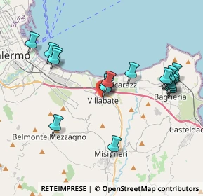 Mappa Via G. Garibaldi, 90039 Villabate PA, Italia (4.46765)