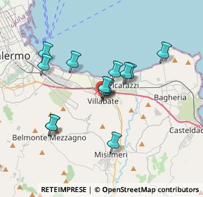 Mappa Via G. Garibaldi, 90039 Villabate PA, Italia (3.31385)