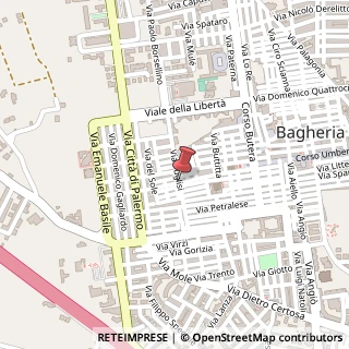 Mappa Via Milazzo, 97, 90011 Bagheria, Palermo (Sicilia)
