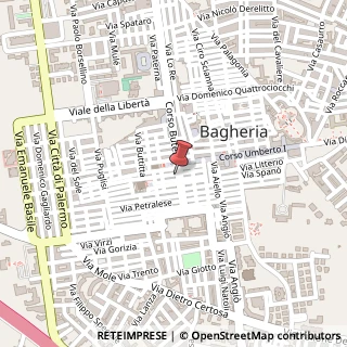 Mappa Corso Butera, 577, 90011 Bagheria, Palermo (Sicilia)
