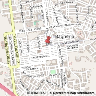 Mappa Piazza Vittorio Emanuele III, 5, 90011 Bagheria, Palermo (Sicilia)