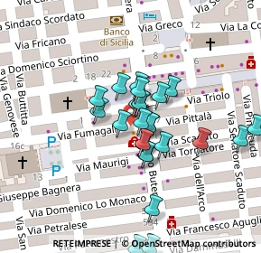 Mappa Via Pittala, 90011 Bagheria PA, Italia (0.024)