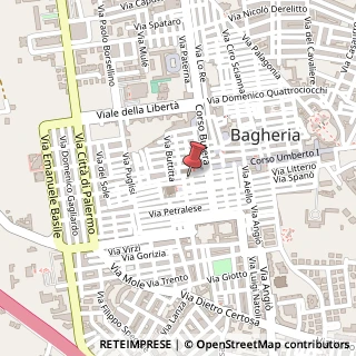 Mappa Via fumagalli 9, 90011 Bagheria, Palermo (Sicilia)