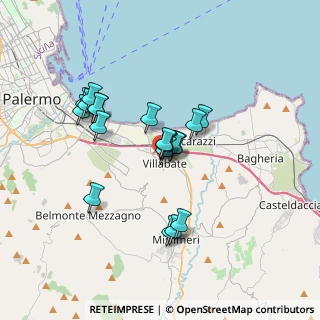 Mappa Via Bentivegna, 90039 Villabate PA, Italia (3.172)