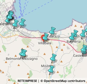 Mappa Via Bentivegna, 90039 Villabate PA, Italia (6.469)