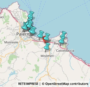 Mappa Via Bentivegna, 90039 Villabate PA, Italia (6.79857)