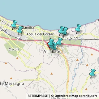 Mappa Via Bentivegna, 90039 Villabate PA, Italia (2.00091)