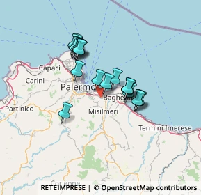 Mappa Via Bentivegna, 90039 Villabate PA, Italia (11.922)