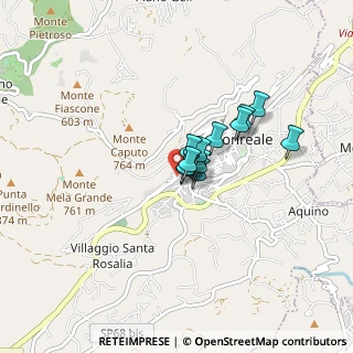 Mappa Via del Monte, 90046 Monreale PA, Italia (0.5425)