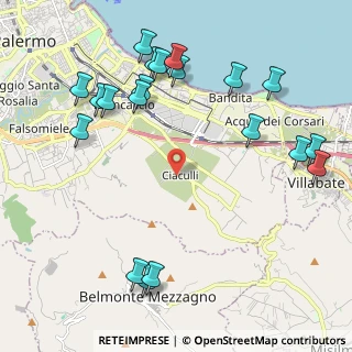 Mappa Fondo Dragotta, 90124 Ciaculli PA, Italia (2.8995)