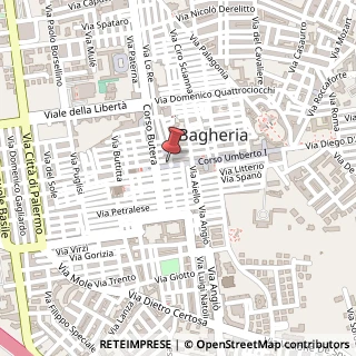 Mappa Corso Umberto I,  24, 90011 Bagheria, Palermo (Sicilia)