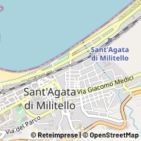 Kaart Sant'Agata di Militello