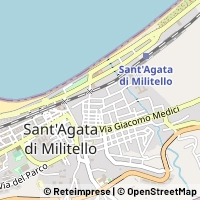 Map Sant'Agata di Militello